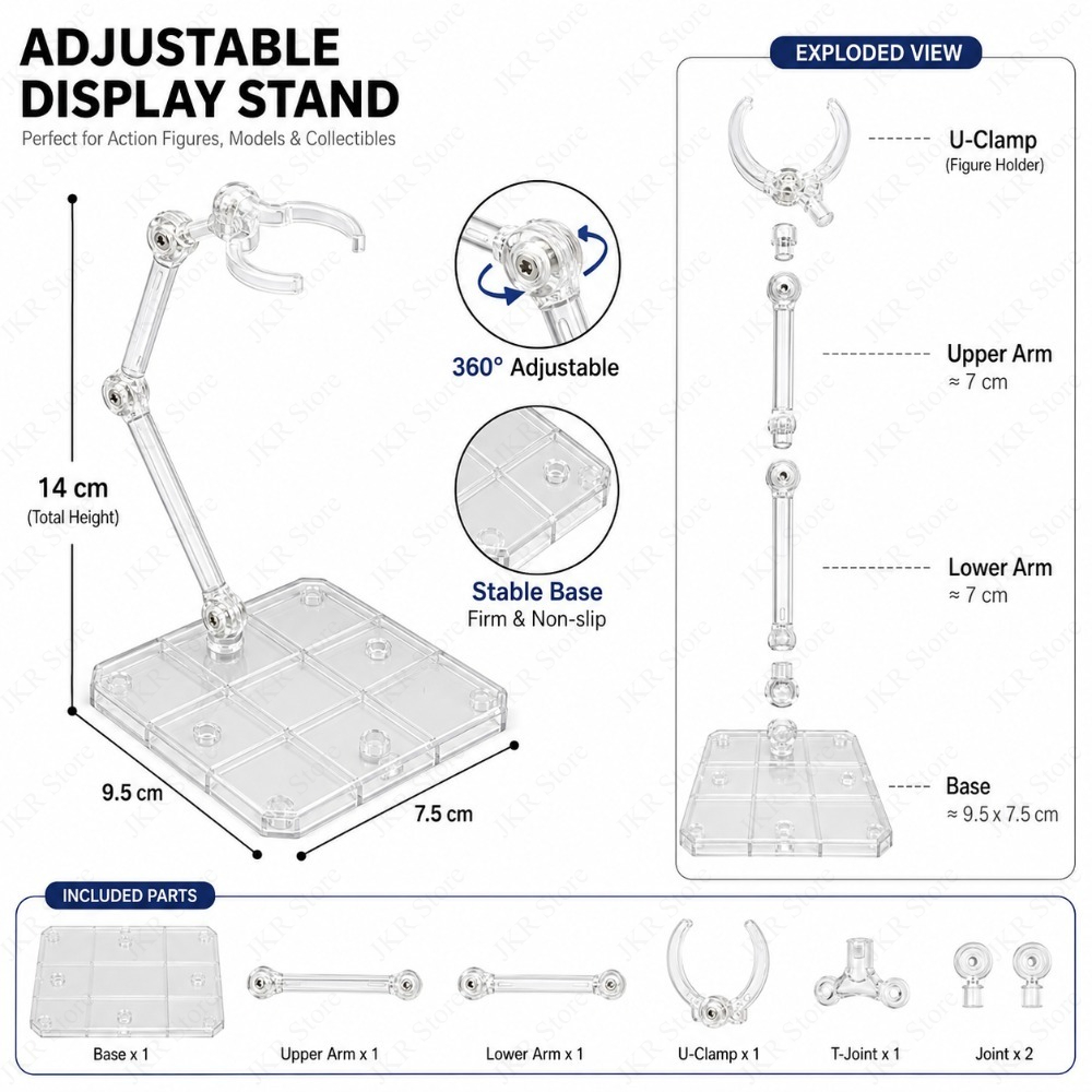 1/3/5/10Pcs Transparent Acryli - đánh giá và giá Desk Setup Shelf