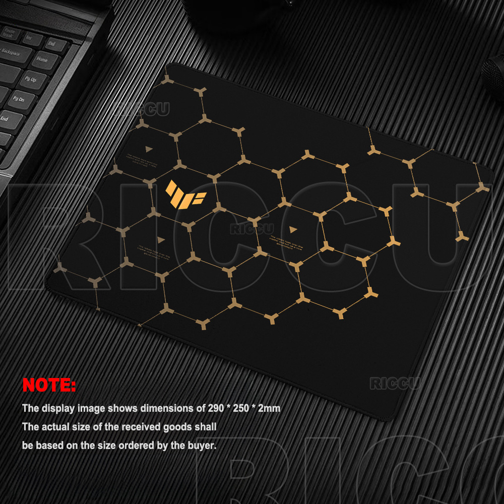 Hexagon TUF Gaming Mouse Pad R - đánh giá và giá Desk Setup Black And White