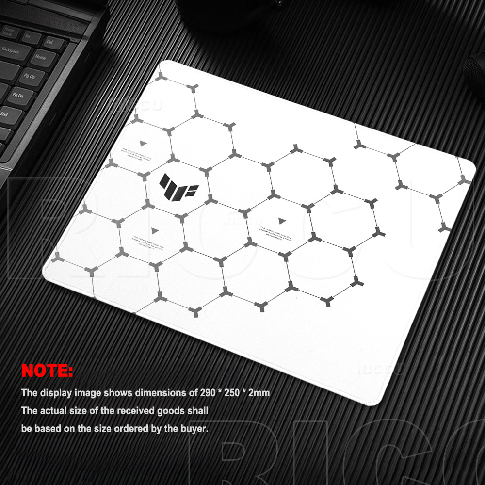 Hexagon TUF Gaming Mouse Pad R - đánh giá và giá Desk Setup Black And White