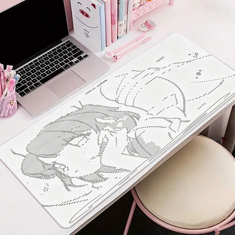 1Pcs Leather Mouse Pad Anime A - đánh giá và giá Desk Setup Rug