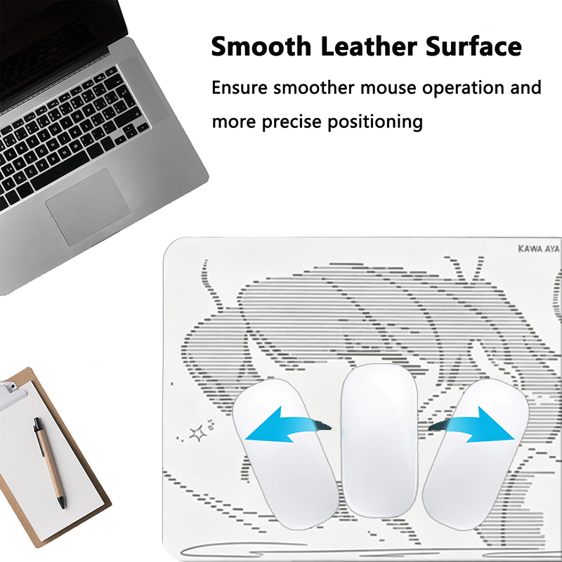 1Pcs Leather Mouse Pad Anime A - đánh giá và giá Desk Setup Rug